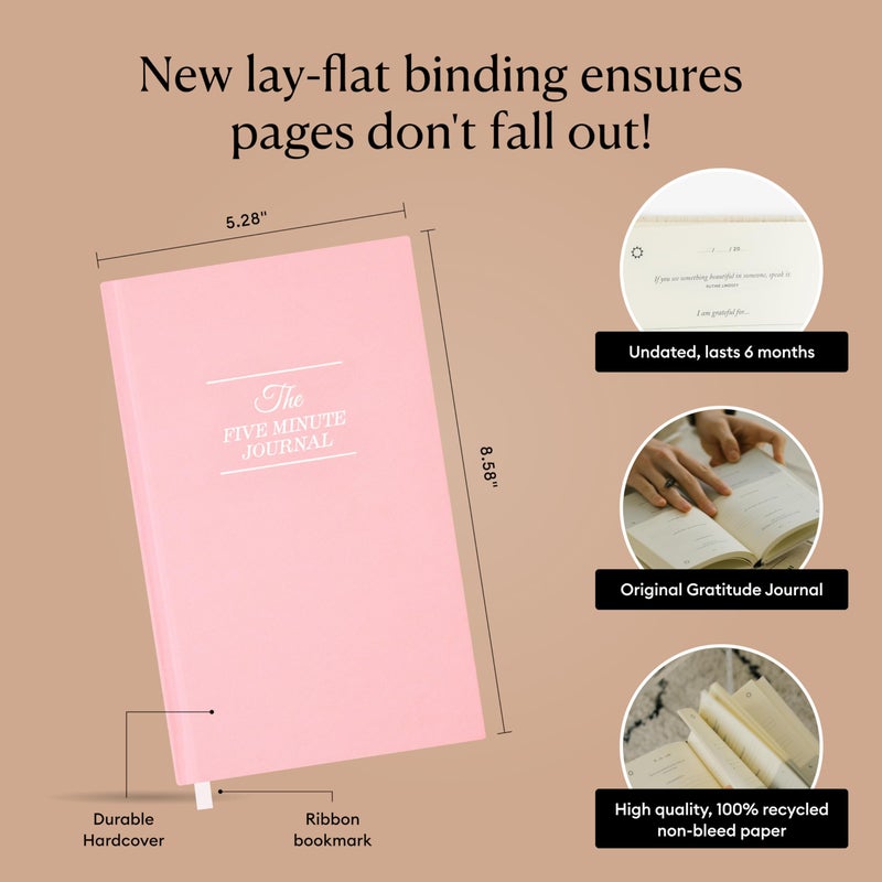 Intelligent Change: The Five Minute Journal - Daily Gratitude Journal for Happiness, Mindfulness, and Reflection - Undated Life Planner - Image 5